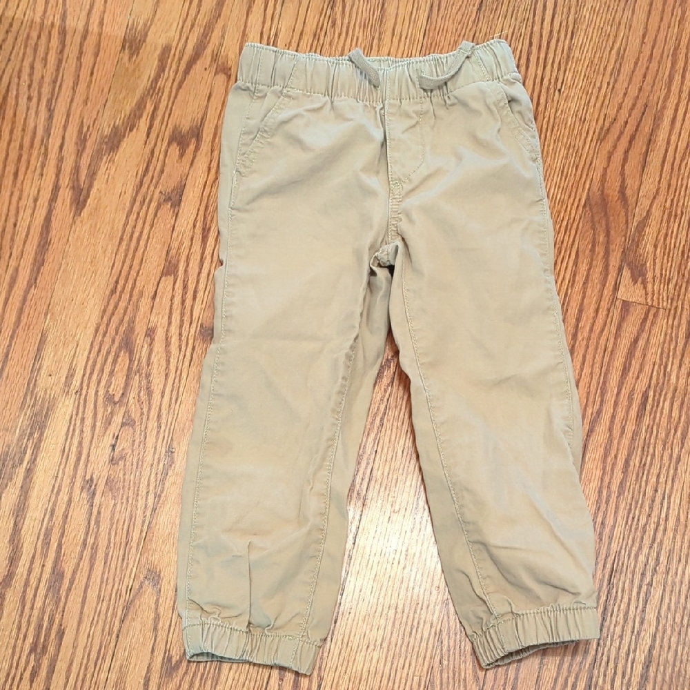 Gap Kids Tan Elastic Waist Kakhi Pants